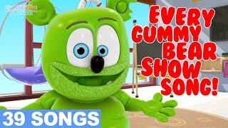 EVERY GUMMY BEAR SHOW SONG  Gummibär And Friends  39 Minute Playlist [upl. by Cordelia648]