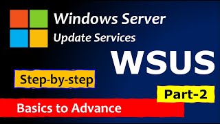 Windows Server Update Services WSUSPart 2 windowsserver microsoft education activedirectory [upl. by Arrac]