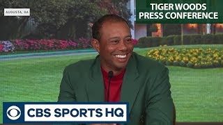 TIGER WOODS 2019 Masters Press Conference  CBS Sports [upl. by Einreb270]