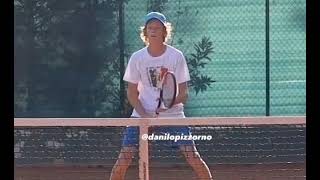 Jannik Sinner  volley practice in 2017 📷 Danilo Pizzorno [upl. by Peyton]