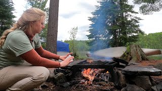 3DAY SOLO Wilderness Canoe Camping  BWCA 2022 vlog [upl. by Desta978]