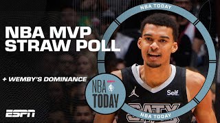 The NBA MVP Straw Poll amp Victor Wembanyamas DOMINANCE for the Spurs 🏀  NBA Today [upl. by Hras]