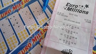 Euromillions Gewinnzahlen Dienstag 19012016 [upl. by Erving]