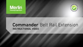 How to add a Extruded Rail to a Commander Extreme I MERLIN [upl. by Anaibib]