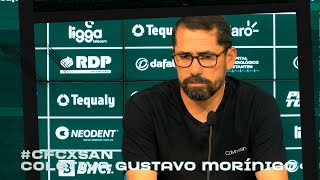 Coritiba 1 x 0 Santos  Coletiva Gustavo Morínigo [upl. by Bury532]