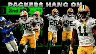 Packers Survive amp Beat Rams 2419 Reaction amp Breakdown [upl. by Irmina577]