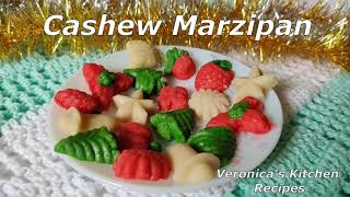 Christmas Sweets  Cashew Marzipan Recipe [upl. by Mercy780]