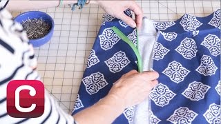 How to Sew a Zipper with Liesl Gibson  Creativebug [upl. by Averat]