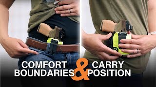 Carry Position Selection and Comfort Boundaries [upl. by Iek]