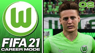 Signing Bundesliga Talent  FIFA 21 Wolfsburg Career Mode 2 [upl. by Yrak]