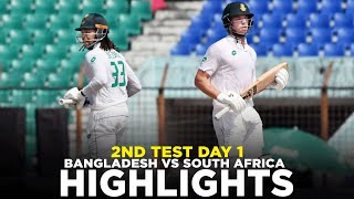 Full Highlights  Bangladesh vs South Africa  2nd Test Day 1  M3H1K [upl. by Nalyk600]