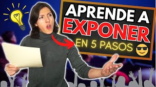 ☝️Cómo EXPONER EN CLASE Fácilmente y sin Nervios Mi Método Secreto en 5 Pasos [upl. by Perzan575]