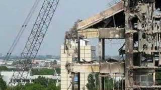 Demolition of TU Delft Architecture  Partial collapse [upl. by Landers169]