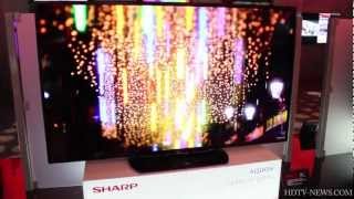 2013 Sharp Aquos TV Lineup Series 6 7 8 [upl. by Leonie]