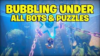 Bubbling Under  Astro Bot  100 Walkthrough All Bots and Puzzles [upl. by Bonnette45]