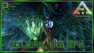 SURVIVING OUR FIRST NIGHT Soloing the Ark S6E2 [upl. by Rorke]