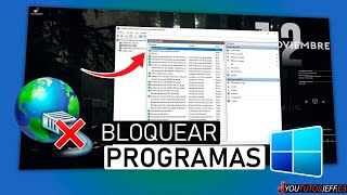 Bloquear un Programa con FIREWALL de Windows ✅ Bloquear Acceso a Internet [upl. by Marquez700]