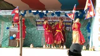 lagdacha malai ramailo लाग्दछ मलाई रमाइलो मेरै पाखापखेरो  Nepali songs  Stage dance  Mithila [upl. by Procora]