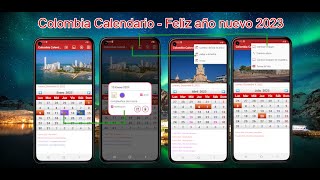 Colombia Calendario 2023 con días festivos 2023 2024 2025 [upl. by Earb]