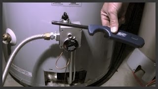 How to relight a water heater pilot light [upl. by Jeanie]