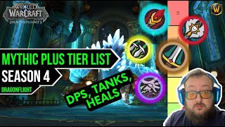 Season 4 DPS Tier List in M Patch 1026  WoW Dragonflight [upl. by Tnomyar254]