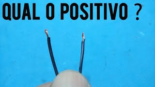 Como Saber Qual e o Fio Positivo Eletronica Para Iniciantes [upl. by Rothstein124]