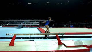 PARDO Valentina COL  2017 Artistic Worlds Montréal CAN  Qualifications Balance Beam [upl. by Yzzo]