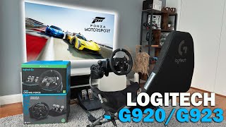 Forza Motorsport with Logitech G920G923  Driving Force Shifter  Does it work [upl. by Norga]