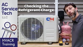 Checking the Refrigerant Charge on a Running R410A Inverter MINI SPLIT Unit [upl. by Haroved]