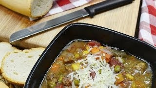 Beef Minestrone Slow Cooker Recipe  Easy Crockpot Stew  RadaCutlerycom [upl. by Engeddi]