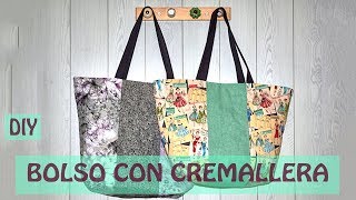 Cómo hacer un bolso de tela con cremallera [upl. by Marsh]