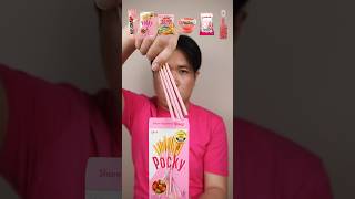 MAKAN SERBA WARNA PINK 🩷 asmr mukbang emoji [upl. by Artapoelc]