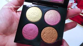 Pat McGrath Blitz Astral Eyeshadow Quad Ritualistic Rose  Review amp Swatches [upl. by Lilah339]