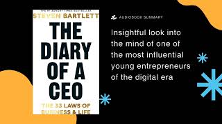 Unlock Success Secrets The Diary of a CEO by Steven Bartlett  Book Summary [upl. by Adnilemreh]