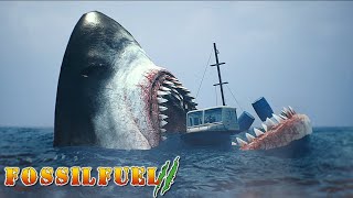 We Must FIGHT The MEGALODON TO ESCAPE   Fossil Fuel 2 Part 4 [upl. by Efinnej799]