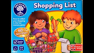 Shopping List Orchard Toys [upl. by Adnohryt54]