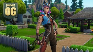 RENEGADE LYNX SKIN Gameplay  Fortnite OG Battle Pass [upl. by Llenyar]