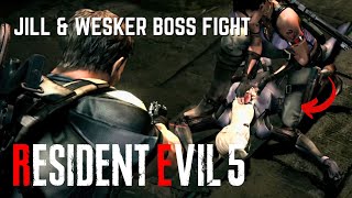 Resident Evil 5  Jill amp Wesker Boss Fight EASY WAY [upl. by Fagan6]