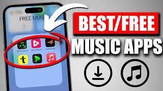 Top 3 Best FREE Music Apps For iPhoneAndroid 2024  Offline Music [upl. by Hamlet]