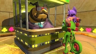 YookaLaylee 100 Walkthrough Part 4  Capital Cashino All Collectibles [upl. by Donalt]