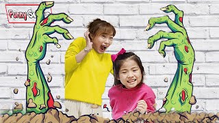 서은이의 조조좀비 보물찾기 놀이 Seoeun play with ZoZo Zombie [upl. by Bibby]