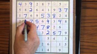 How to Solve Easy Sudoku Puzzles [upl. by Rodolphe]