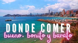 BENIDORM 2024 Donde COMER bueno bonito y barato 😋 MEJORES RESTAURANTES y BARES para TAPEAR 🔝 [upl. by Santoro597]