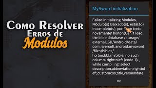 COMO RESOLVER ERROS DE MÓDULOS [upl. by Lyj456]