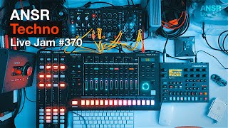 Techno LiveJam370 with TR8S  Digitone  Eurorack Modular [upl. by Giffy]