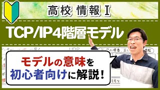 TCPIP階層モデルとは何かを基本から理解しよう【情報I基礎】44 TCPIP4階層モデル [upl. by Ssyla]