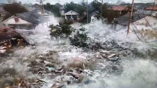 Hurricane Katrinas affects on New Orleans the moment the levees broke 3 days after the storm hit [upl. by Dadinirt]