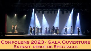 Confolens 2023  Gala Ouverture  début spectacle [upl. by Gentille610]