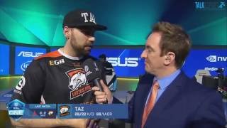 TaZ extending his modesty at ESL Cologne [upl. by Worthington]