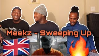 AMERICANS REACT TO UK RAPPER  Meekz  Sweeping Up 🧹 [upl. by Jennee]